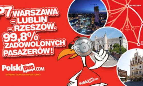 P7 Warszawa – Lublin – Rzeszów. 99,8% zadowolonych pasażerów!